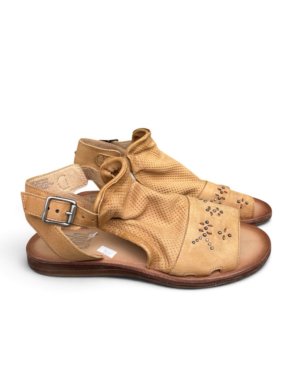 Miz Mooz FIFI Leather Ankle-Strap Sandals Size 40 NWOT